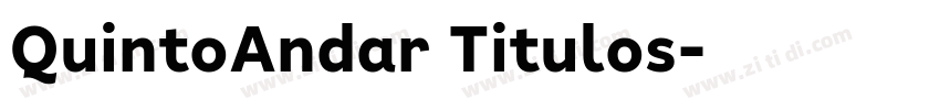 QuintoAndar Titulos字体转换